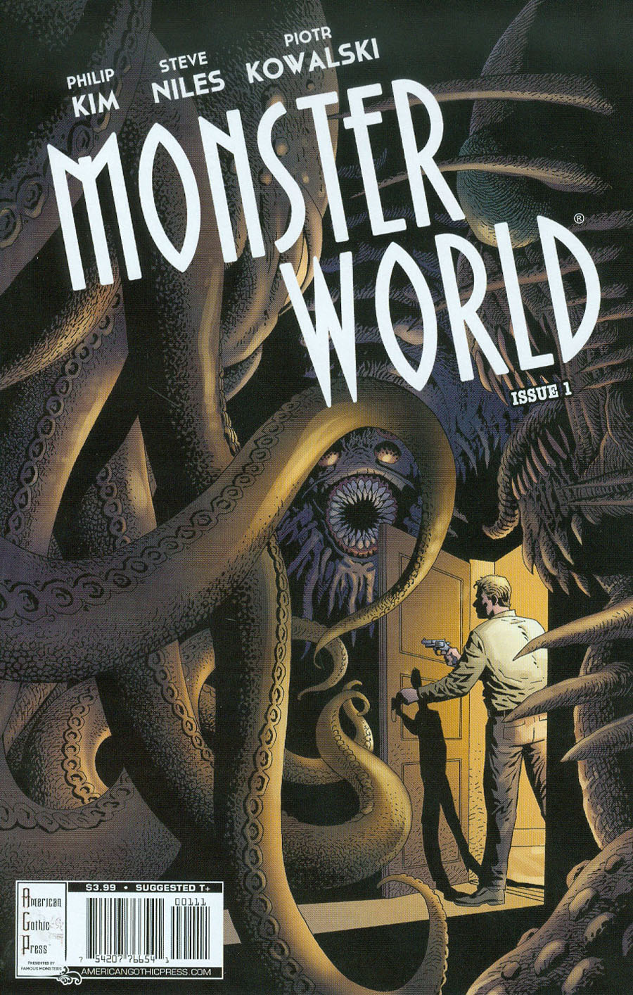 Famous Monsters Presents Monster World #1 Cover A Regular Piotr Kowalski Cover