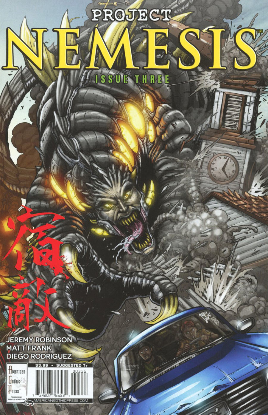 Famous Monsters Presents Project Nemesis #3 Cover A Regular Matt Frank Cover