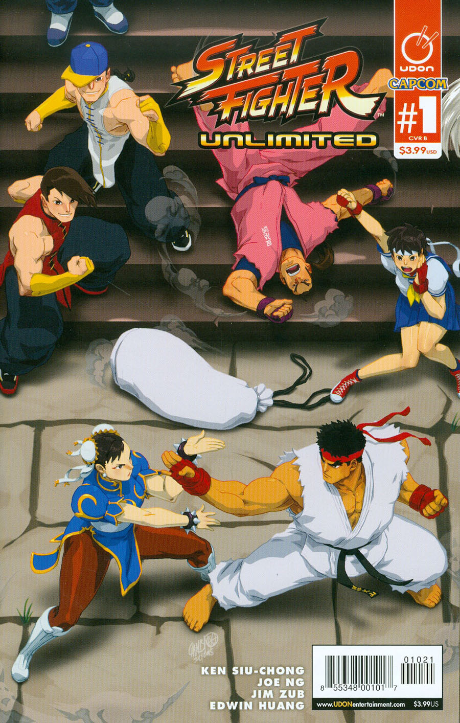 Street Fighter Unlimited #1 Cover B Variant Jeffrey Chamba Cruz Ultra Jam Puzzle Cover