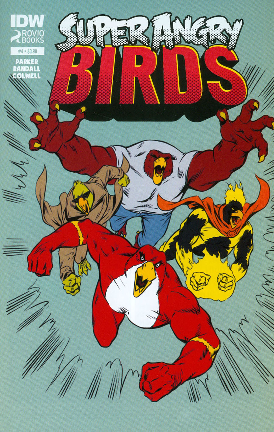 Angry Birds Super Angry Birds #4 Cover A Regular Ron Randall Cover