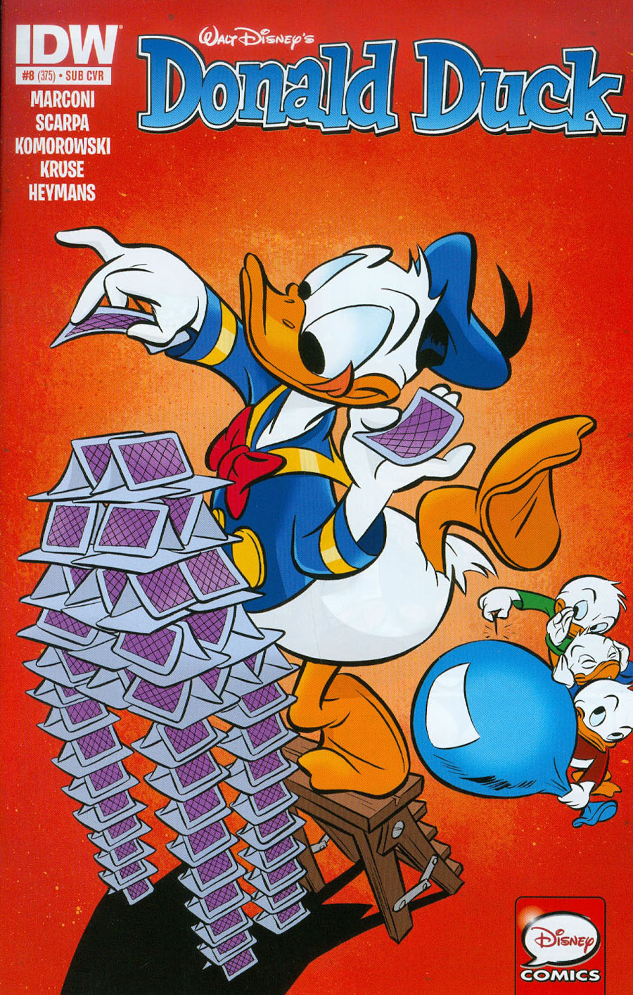 Donald Duck Vol 2 #8 Cover B Variant Daan Jippes Subscription Cover