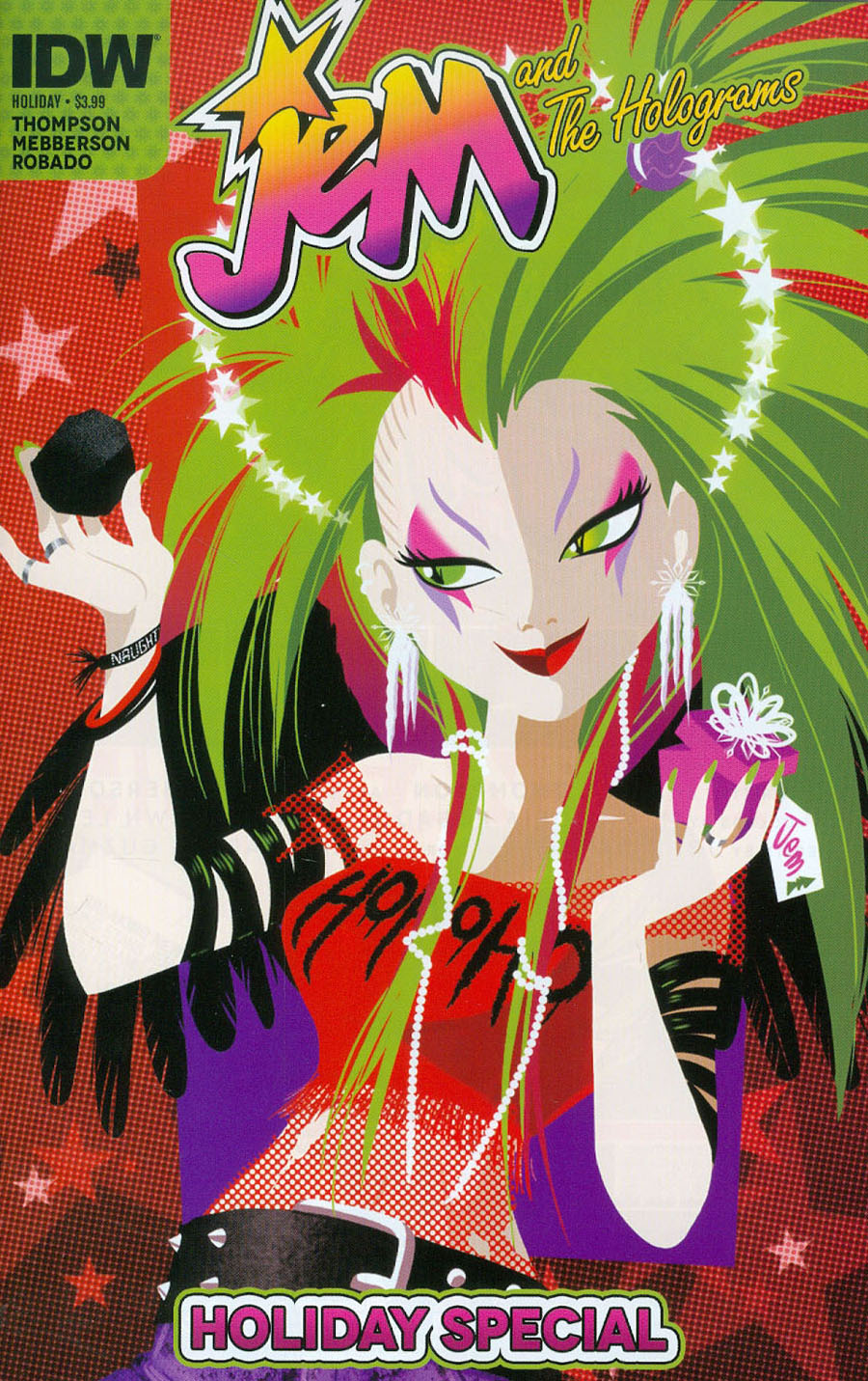 Jem And The Holograms Holiday Special Cover A Regular Amy Mebberson Cover