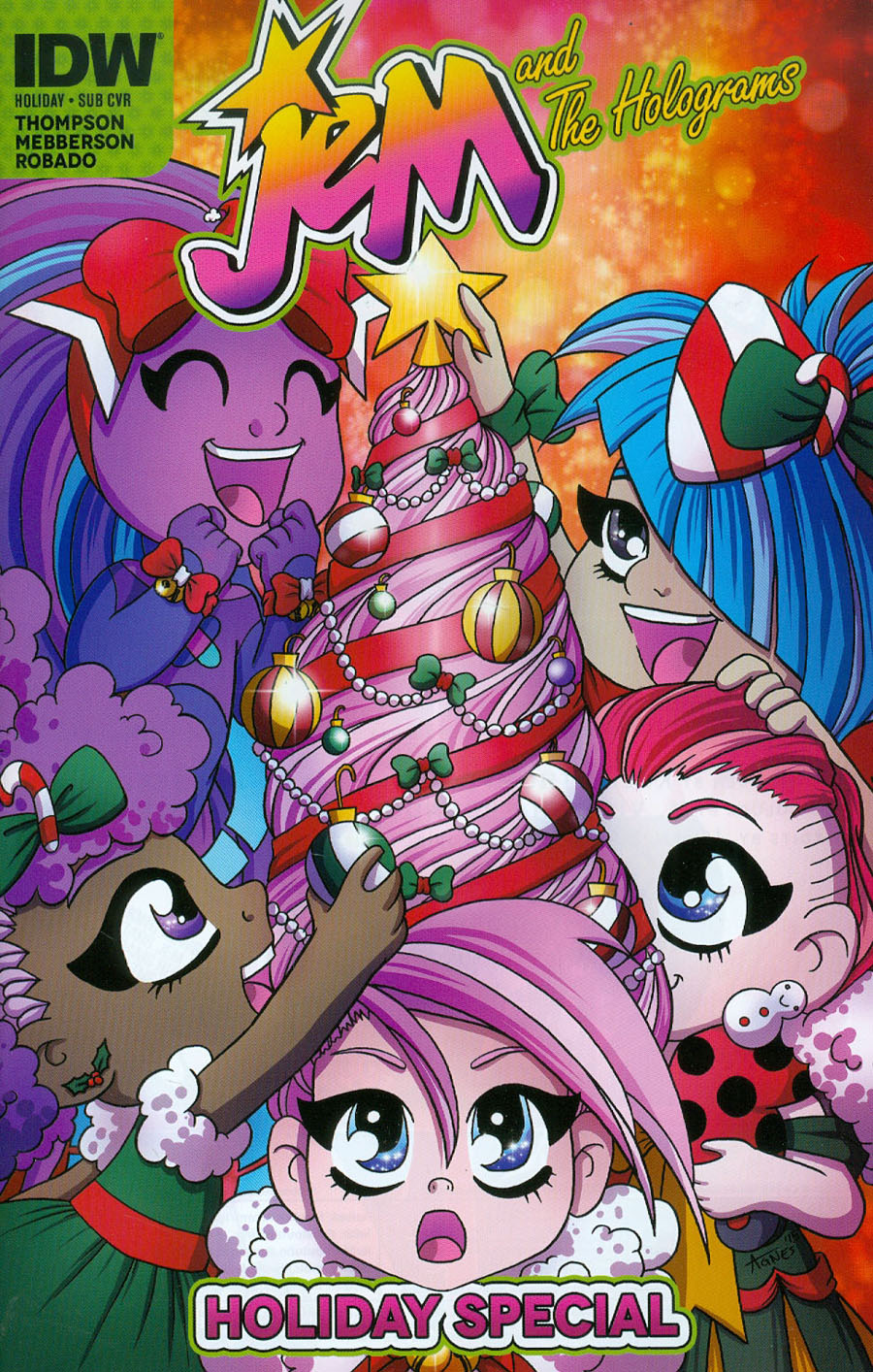 Jem And The Holograms Holiday Special Cover B Variant Agnes Garbowska Subscription Cover