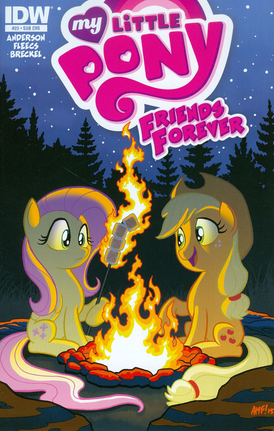 My Little Pony Friends Forever #23 Cover B Variant Tony Fleecs Subscription Cover