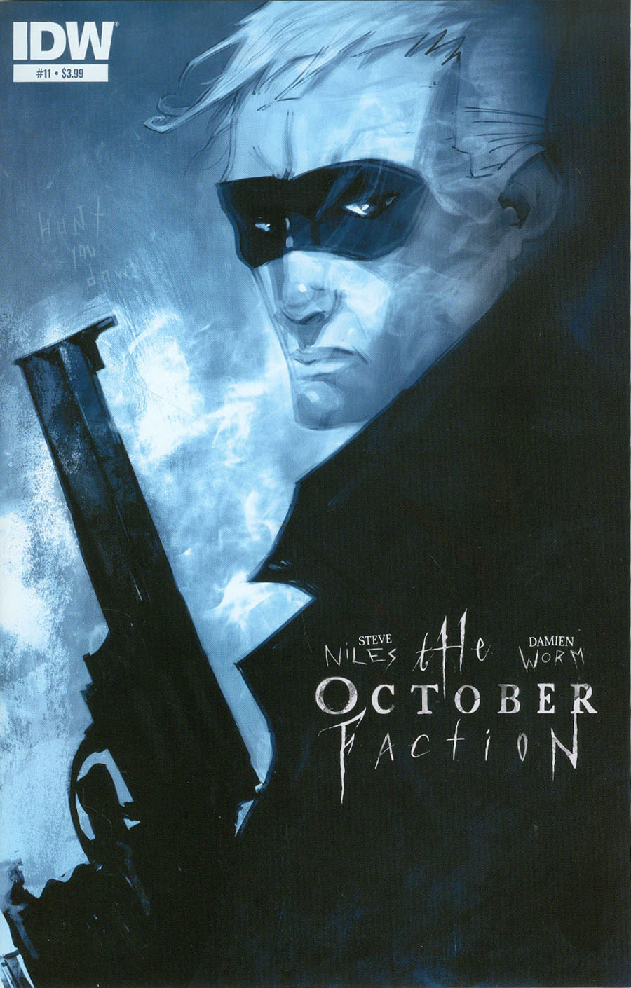 October Faction #11 Cover A Regular Damien Worm Cover