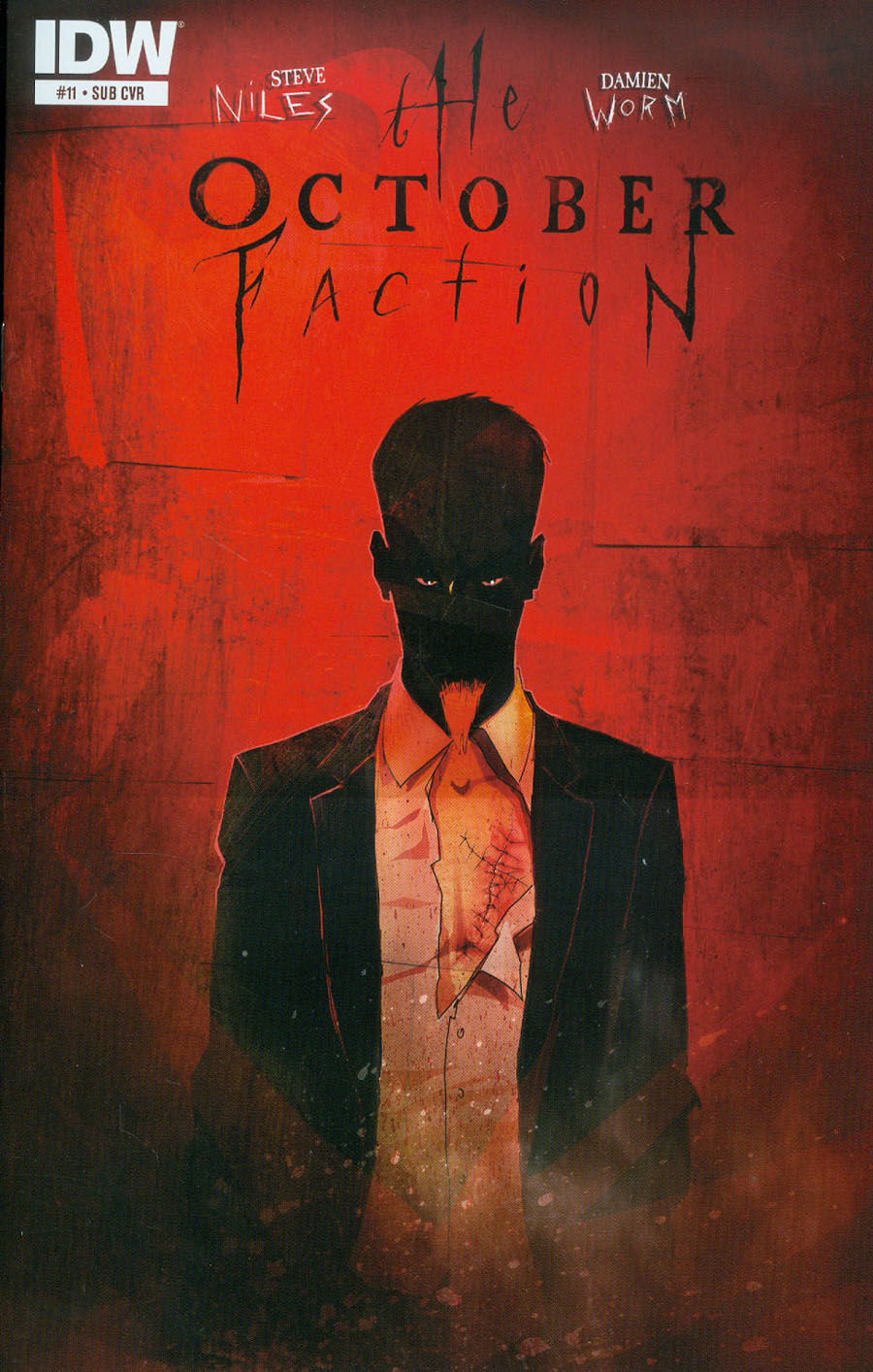 October Faction #11 Cover B Variant Damien Worm Subscription Cover