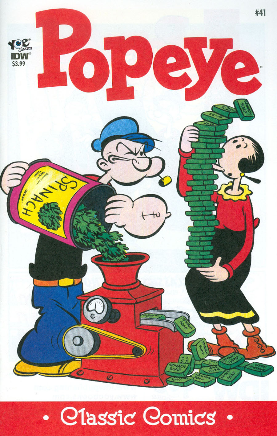 Classic Popeye #41 Cover A Regular Bud Sagendorf Cover