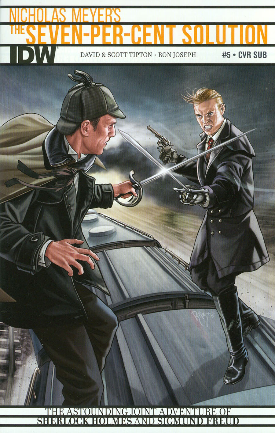 Sherlock Holmes Seven-Per-Cent Solution #5 Cover B Variant Juan Carlos Ruiz Subscription Cover