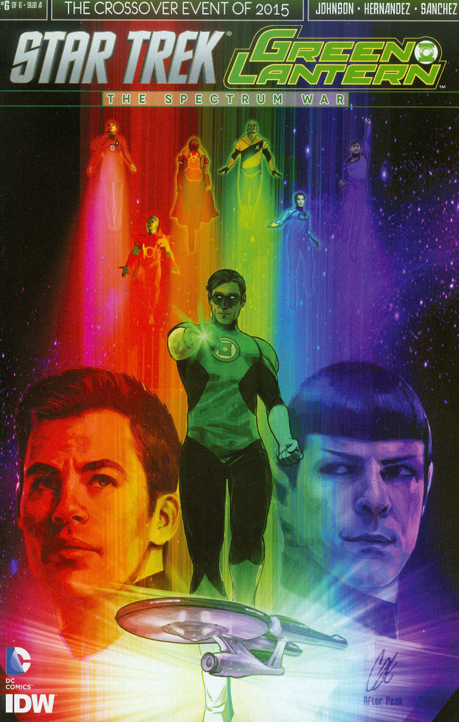 Star Trek Green Lantern #6 Cover B Variant Cat Staggs Subscription Cover
