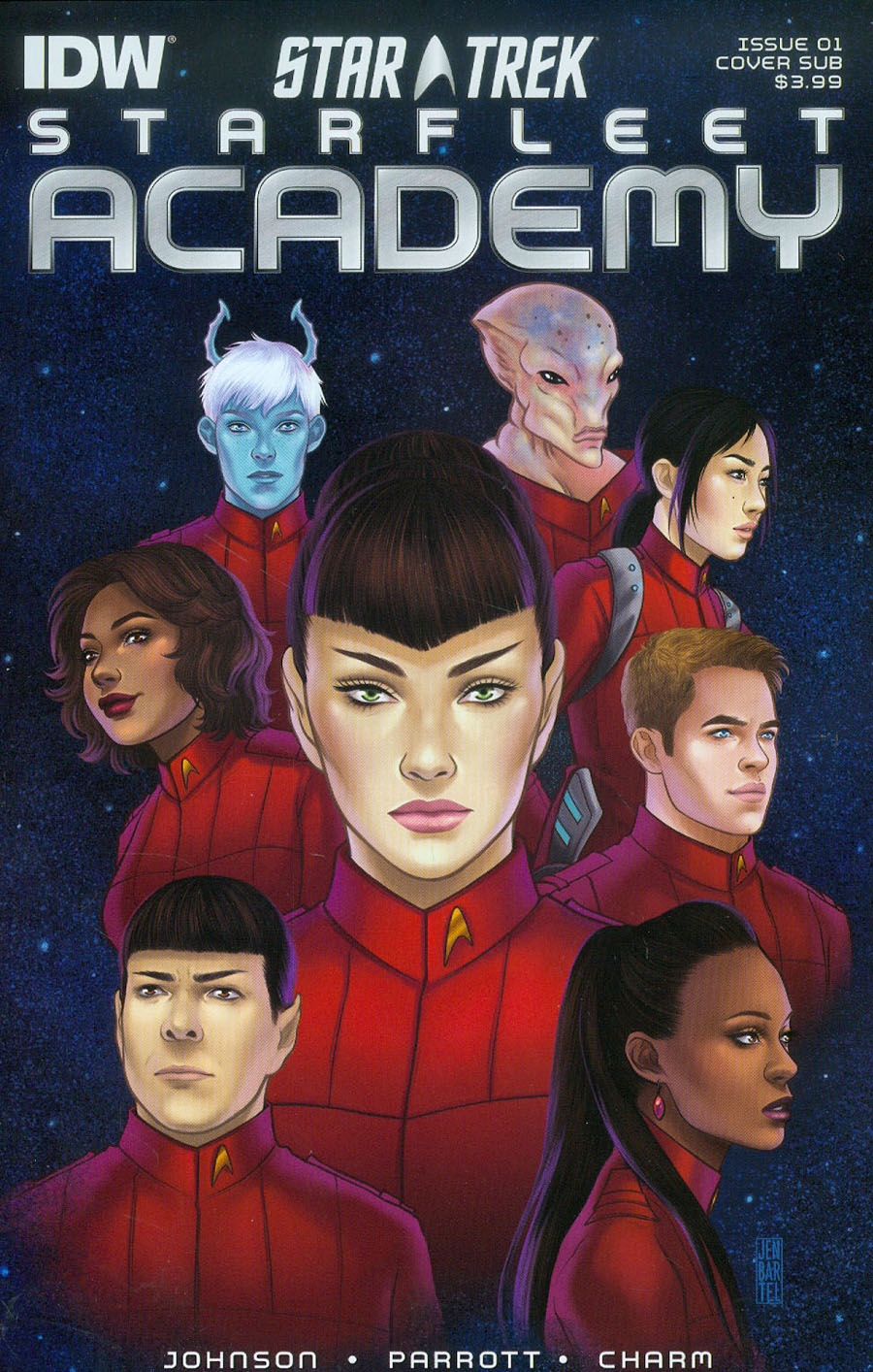 Star Trek Starfleet Academy (IDW) #1 Cover B Variant Jen Bartel Subscription Cover