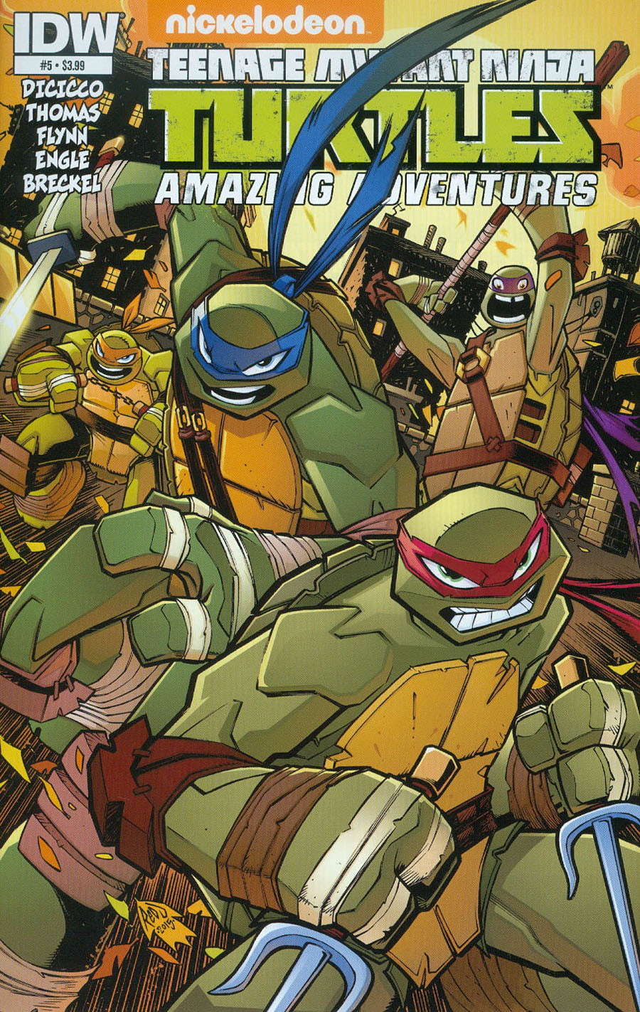 Teenage Mutant Ninja Turtles Amazing Adventures #5 Cover A Regular Jon Sommariva Cover