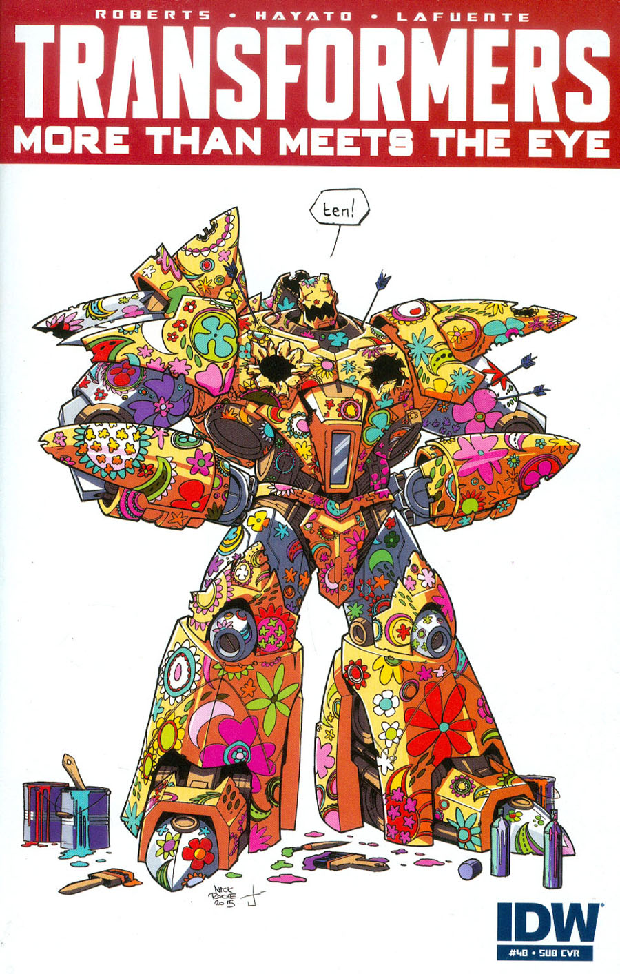 Transformers More Than Meets The Eye #48 Cover B Variant Nick Roche Subscription Cover