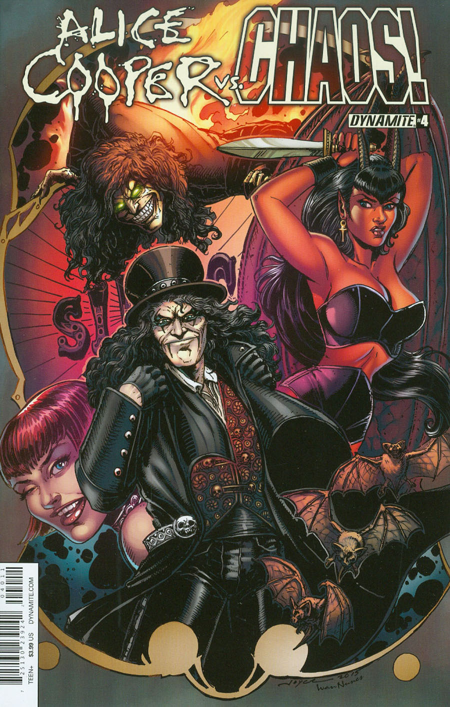 Alice Cooper vs Chaos #4 Cover A Regular Joyce Chin Cover