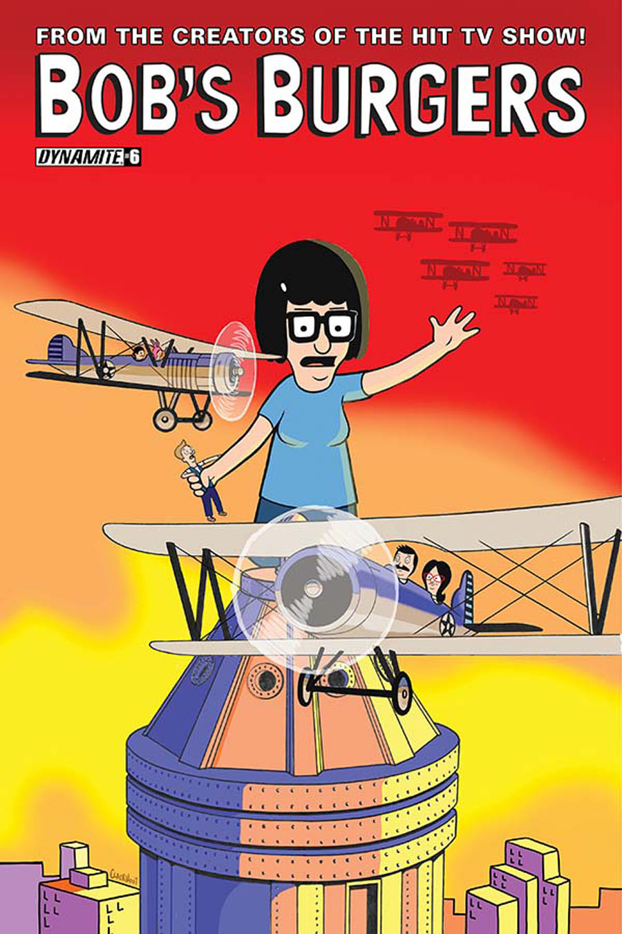 Bobs Burgers Vol 2 #6 Cover B Variant Paul Claerhout Cover