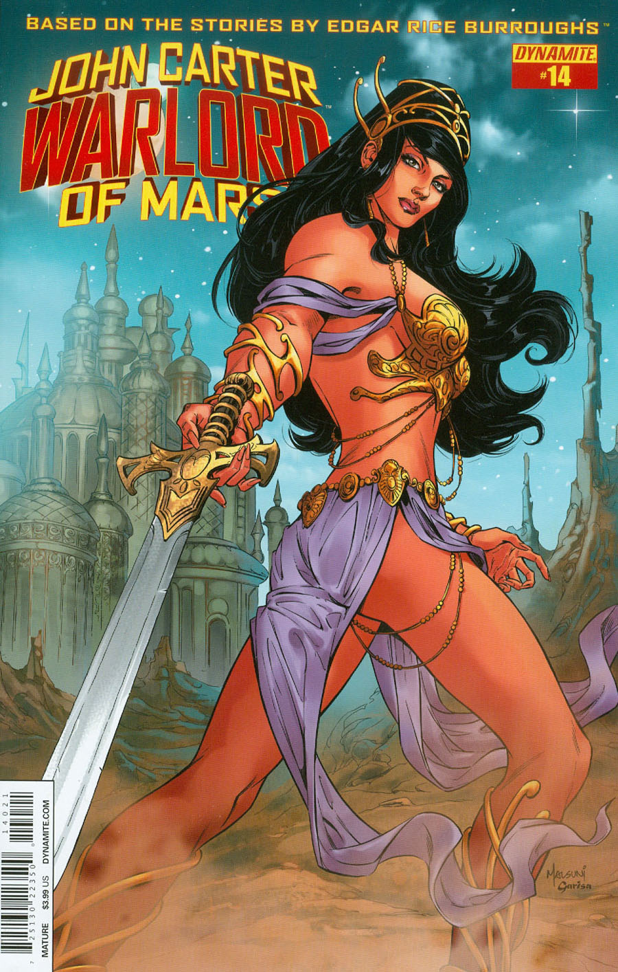 John Carter Warlord Of Mars Vol 2 #14 Cover B Variant Abhishek Malsuni Cover