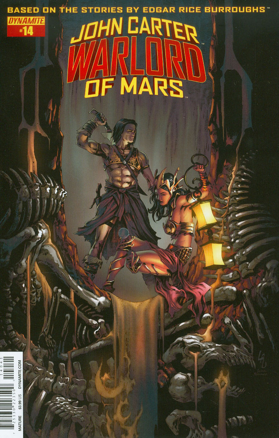 John Carter Warlord Of Mars Vol 2 #14 Cover D Variant Jonathan Lau Subscription Cover