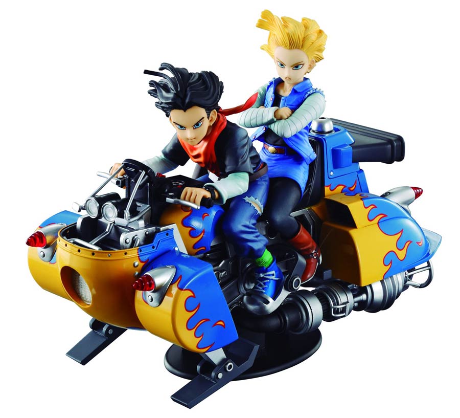 Dragon Ball Z Real McCoy Android #17 & #18 Desktop Statue
