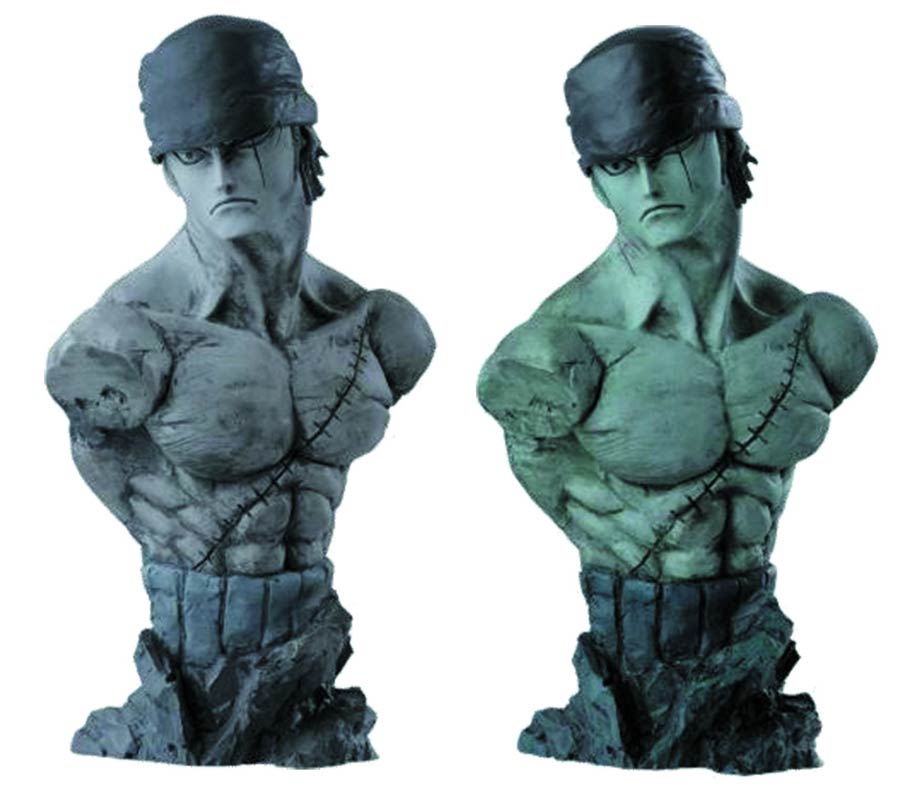 One Piece Creator x Rough Edges Zoro Bust Assortment Case