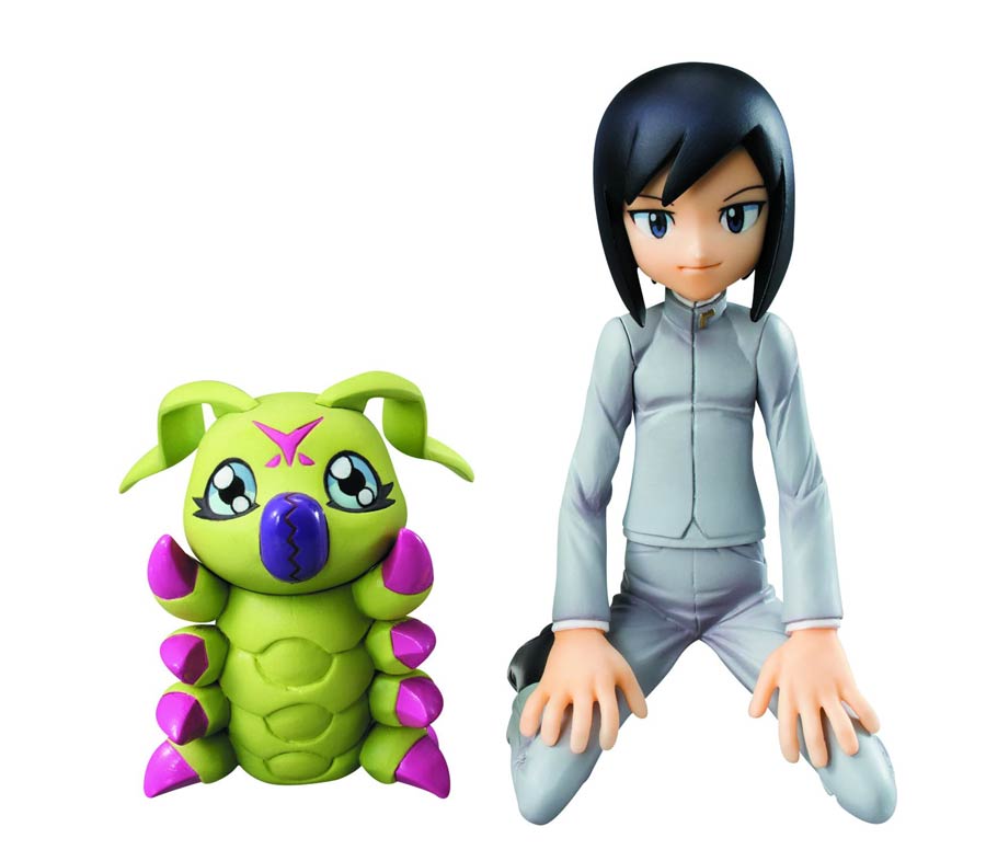 Digimon Adventure 02 Ken & Warmmon G.E.M. PVC Figure