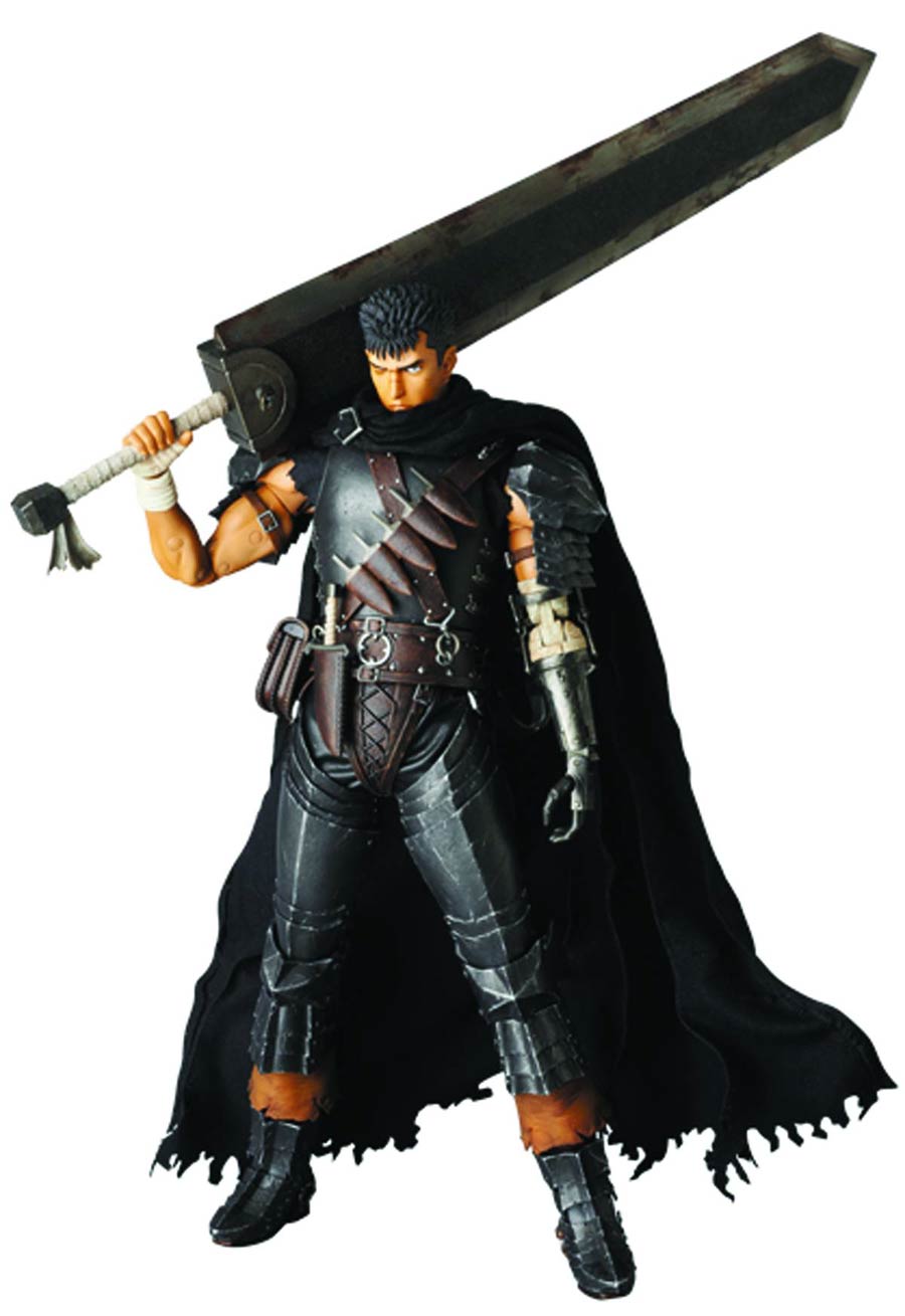 Berserk Guts Black Swordsman Real Action Hero Action Figure