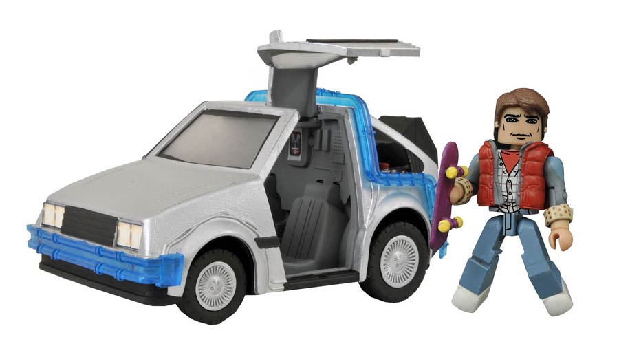 Back To The Future 30th Anniversary Minimates Time Machine #1 Vehicle