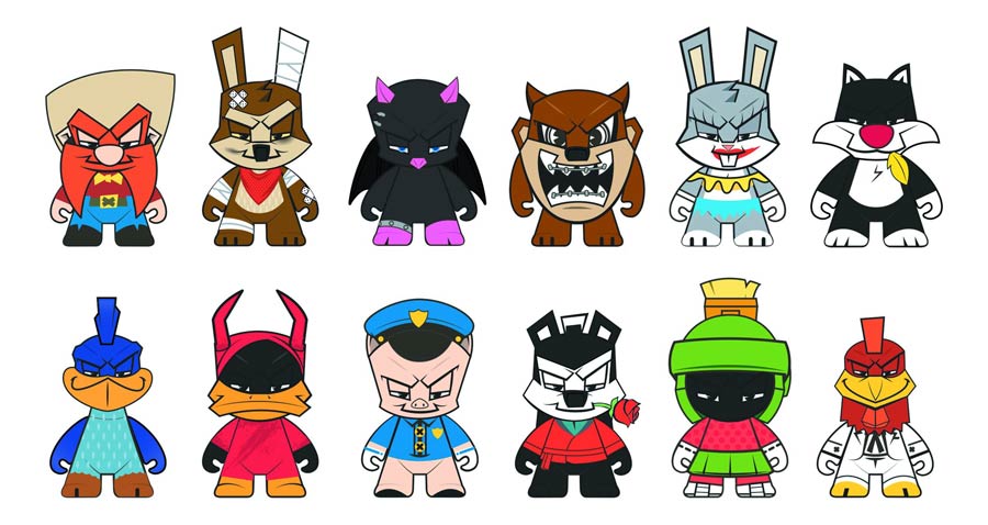 Kid Robot x Looney Tunes Mini Figure Blind Mystery Box Display