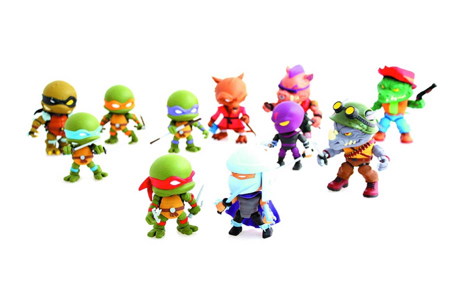 The Loyal Subjects x Teenage Mutant Ninja Tutles Mini Figure Wave 2 Blind Mystery Box 16-Piece Display