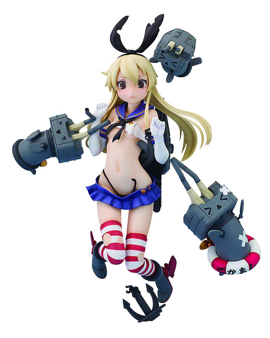 Kancolle Shimakaze Major Damage PVC Figure