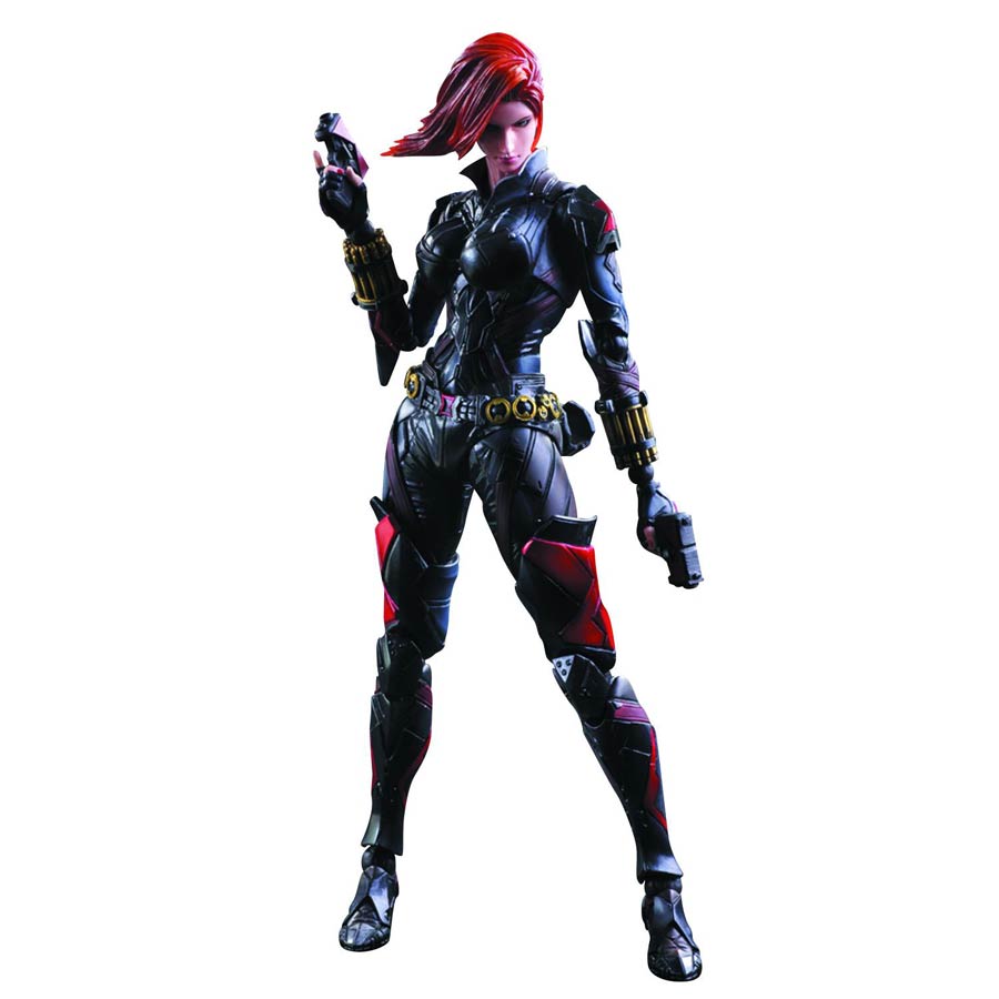 Marvel Comics Variant Play Arts Kai Action Figure - Black Widow