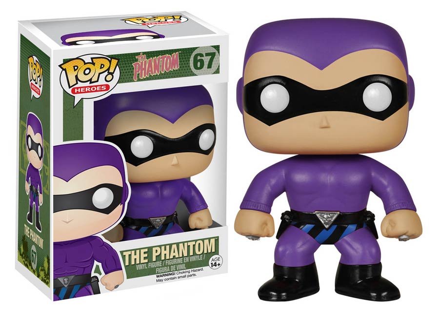 POP Heroes 67 The Phantom The Phantom Vinyl Figure
