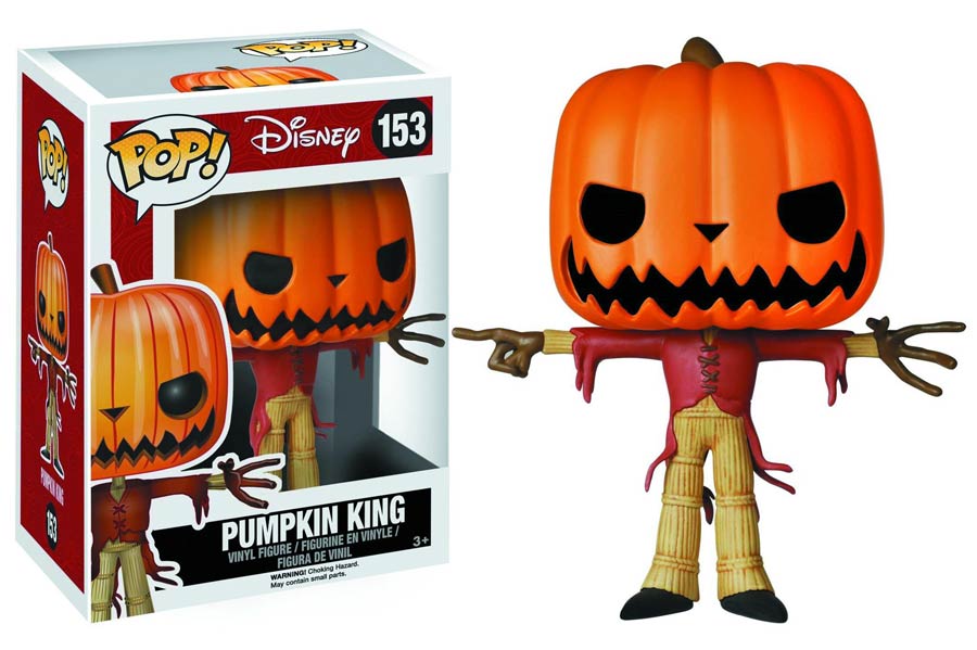 POP Disney 153 Nightmare Before Christmas Jack The Pumpkin King Vinyl Figure