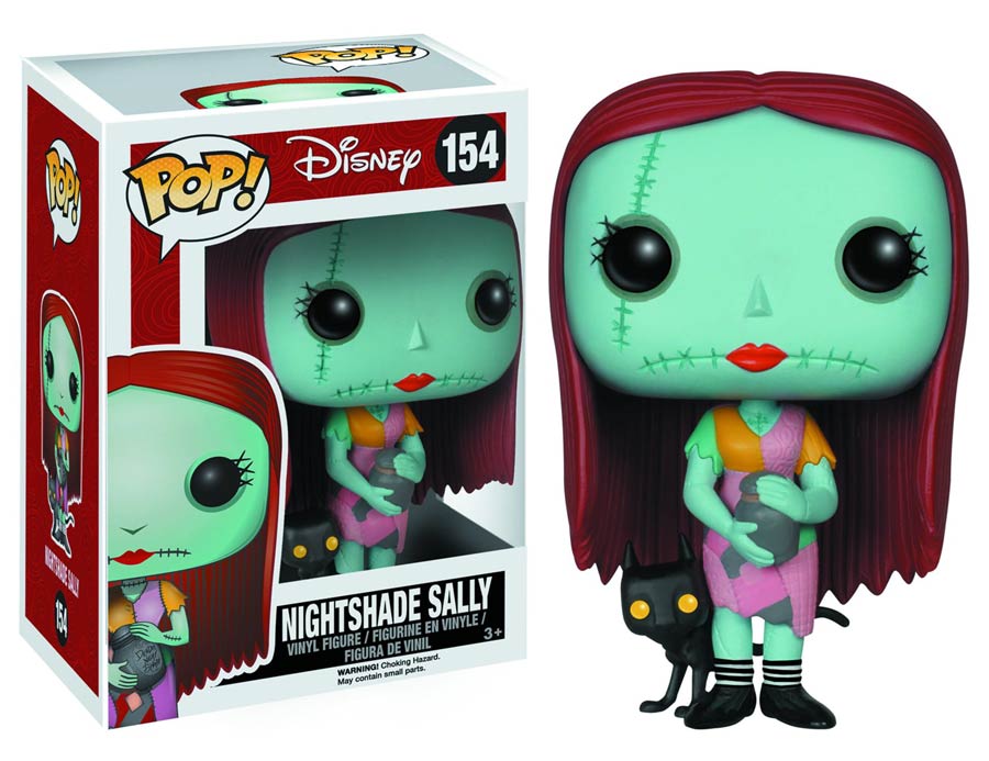 POP Disney 154 Nightmare Before Christmas Sally With Nightshade Vinyl Figure