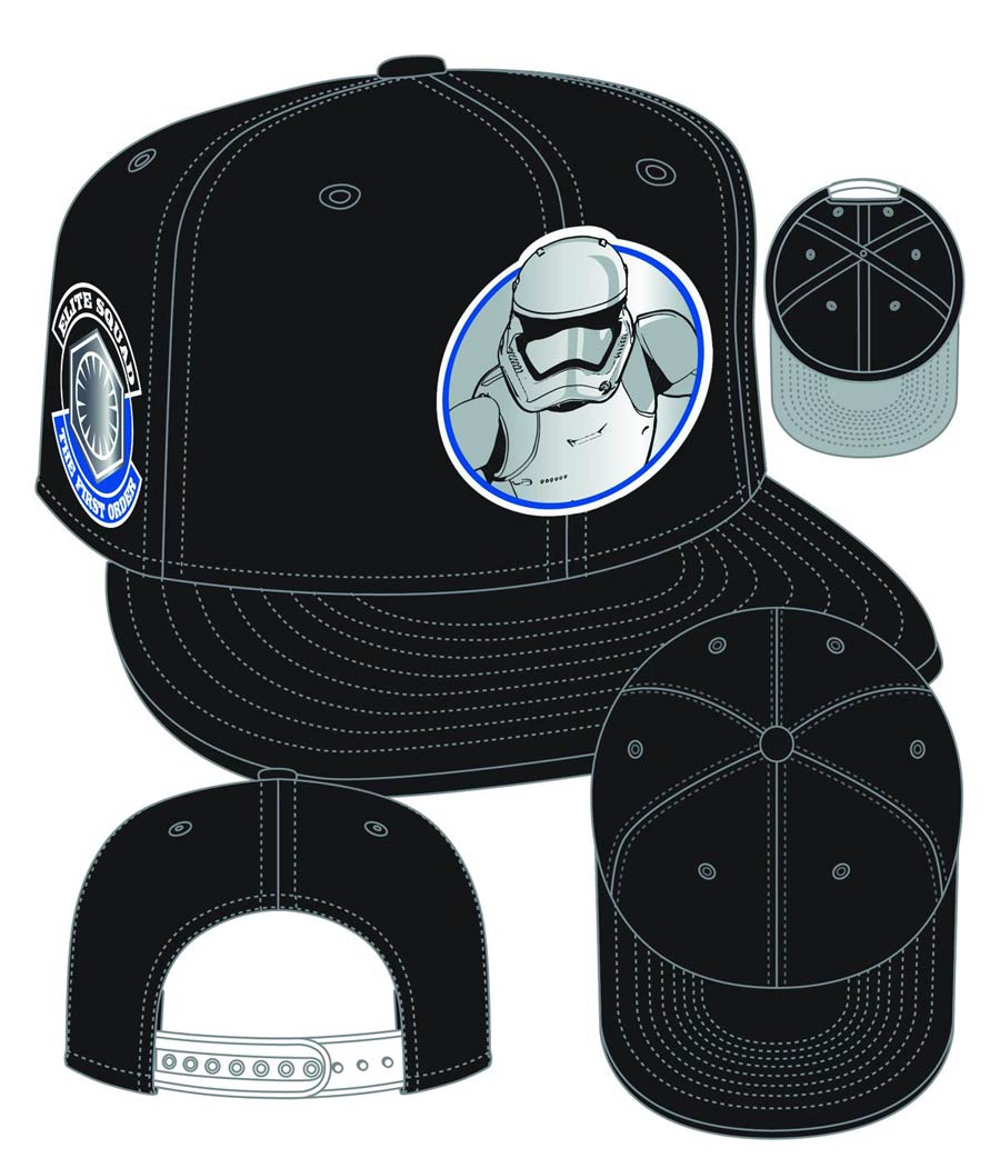Star Wars Episode VII The Force Awakens Retroflect 950 Stormtrooper Snap Back Cap