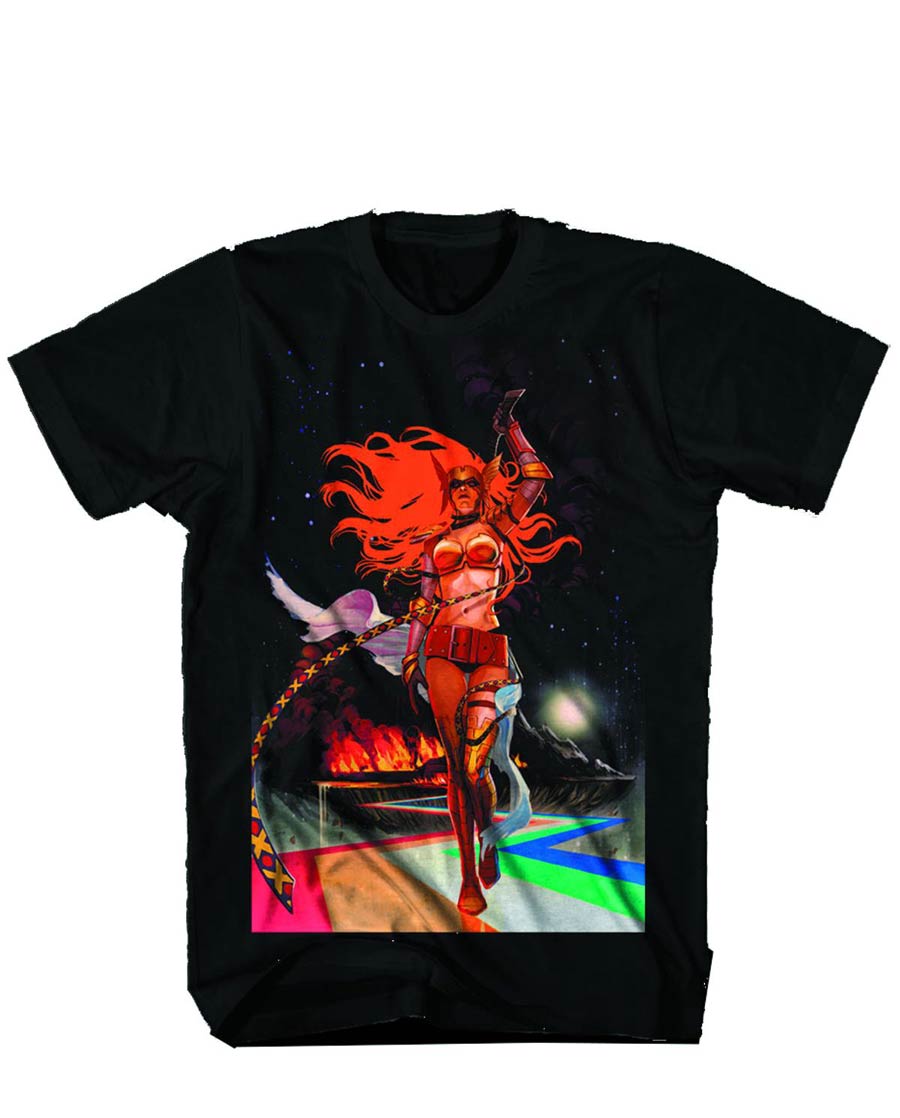 Angela Beyond Compassion Black T-Shirt Large