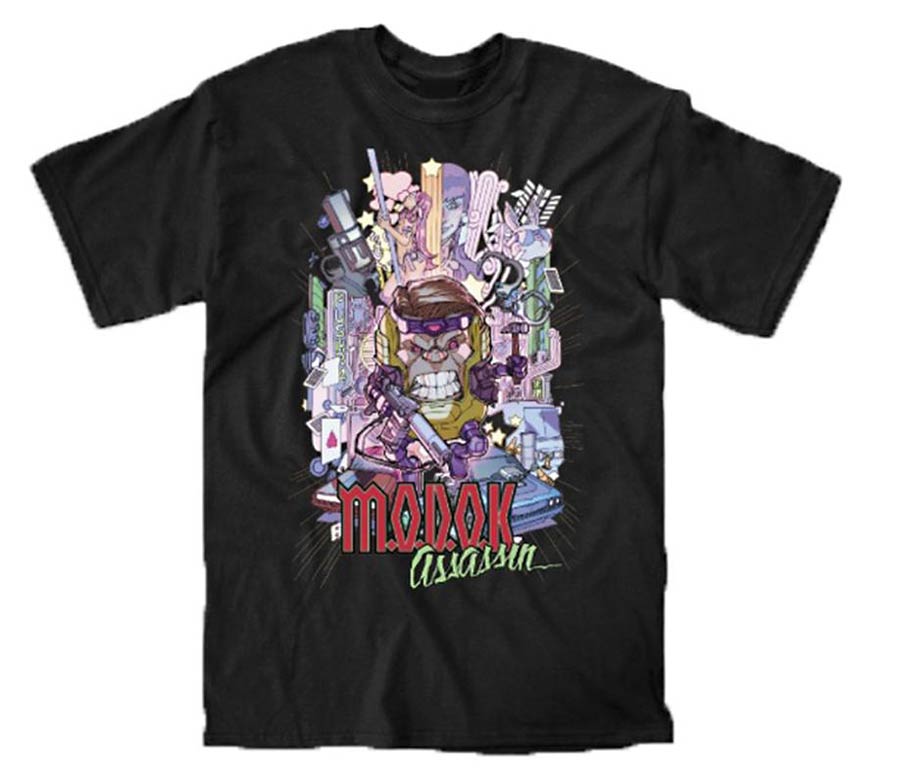 Marvel MODOK Assassin Black T-Shirt Large