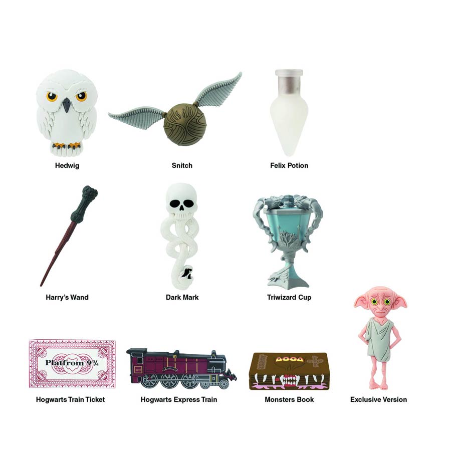 Harry Potter Laser Cut Figural Keyring Series 1 Blind Mystery Box 24-Piece Display