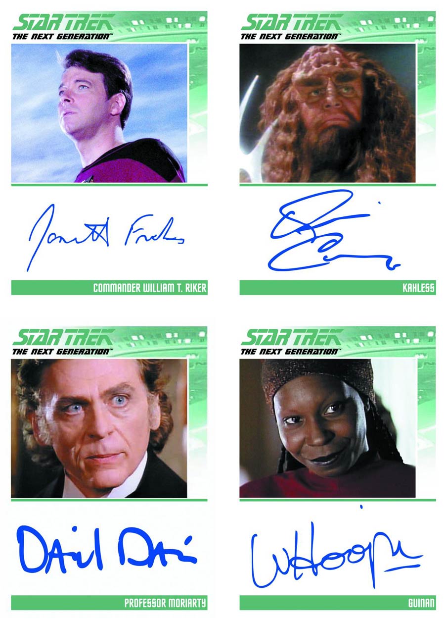 Star Trek The Next Generation Portfolio Prints Series 1 Trading Cards Box