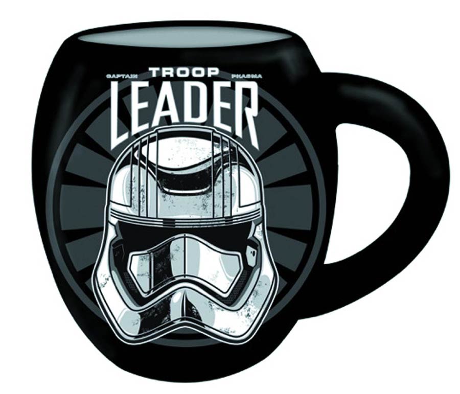 Star Wars Episode VII The Force Awakens 18-Ounce Oval Ceramic Mug - Troop Leader Logo