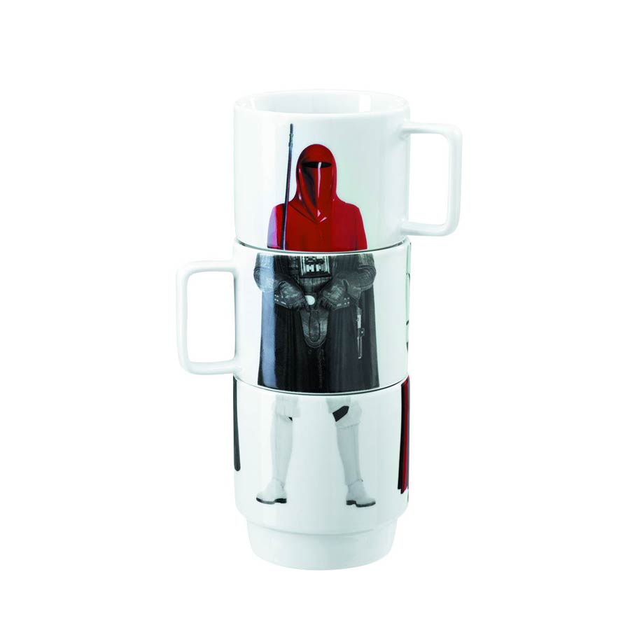 Star Wars Stacking Mug Set - Darth Vader / Stormtrooper / Royal Guard