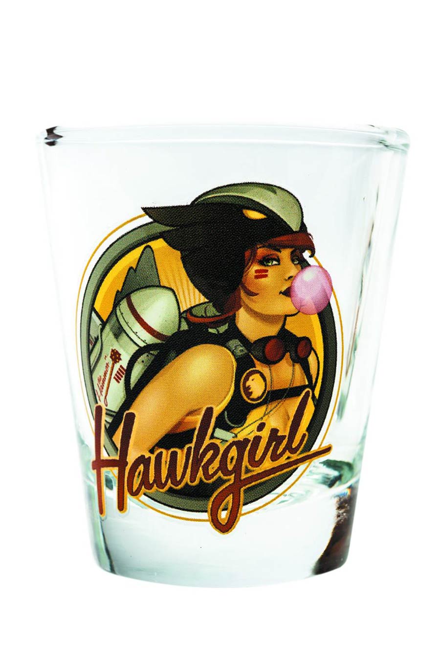 Toon Tumblers DC Bombshells Mini Glass - Hawkgirl
