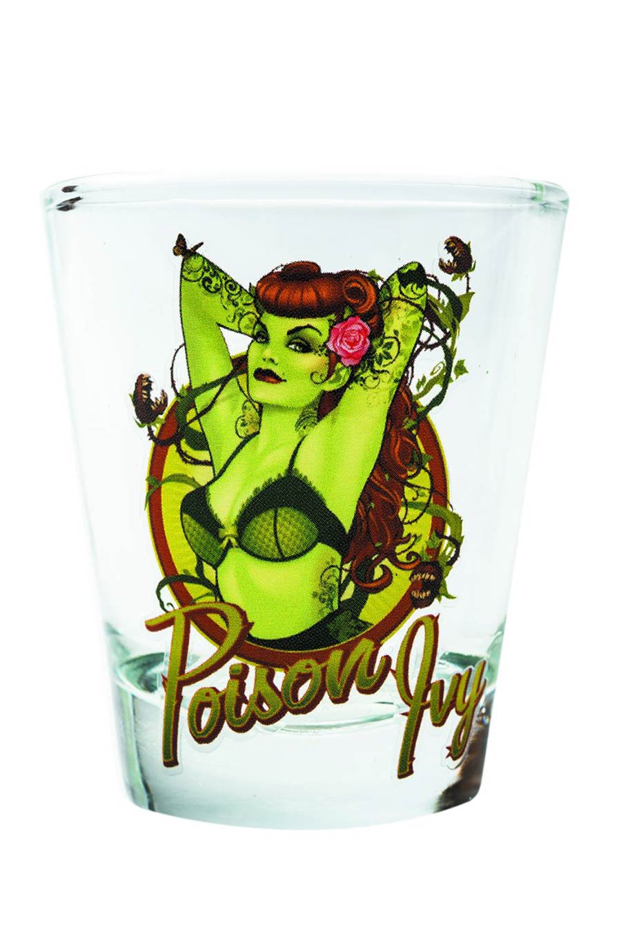 Toon Tumblers DC Bombshells Mini Glass - Poison Ivy