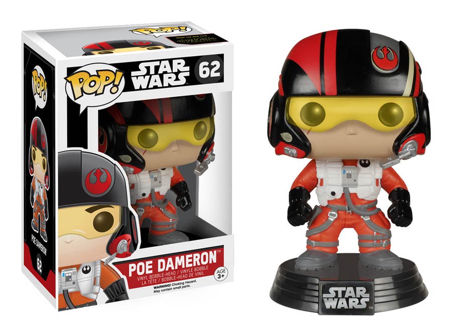 POP Star Wars 62 Star Wars Episode VII The Force Awakens Poe Dameron Vinyl Bobble Head