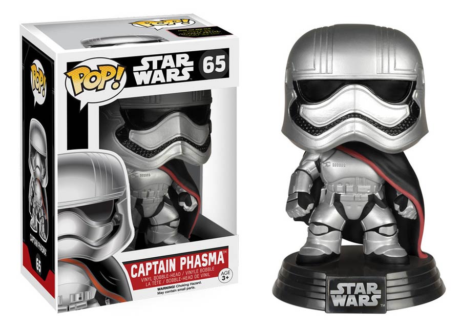 POP Star Wars 65 Star Wars Episode VII The Force Awakens Captain Phasma Vinyl Bobble Head