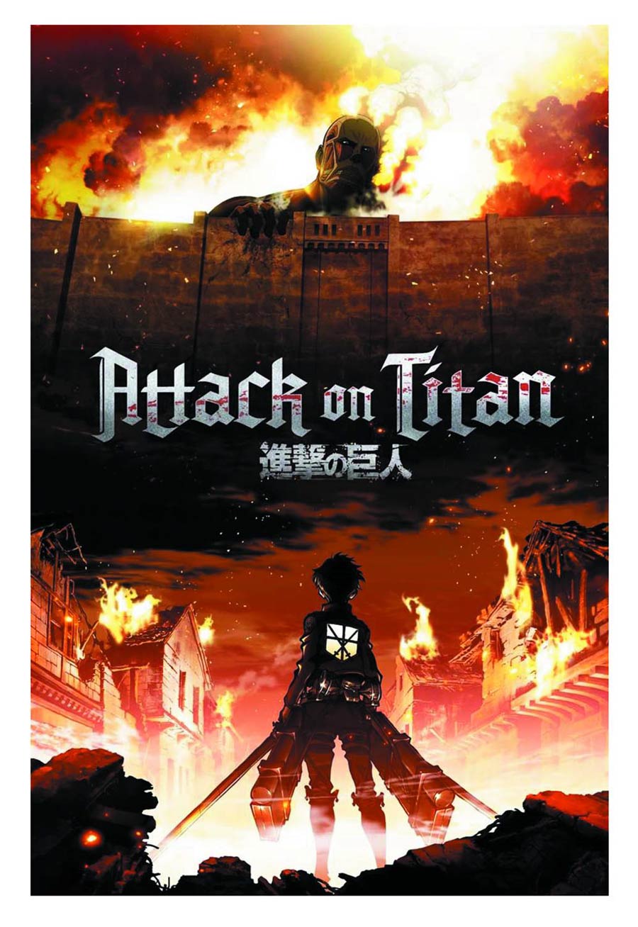 Attack On Titan Poster Tin Wall - Sign