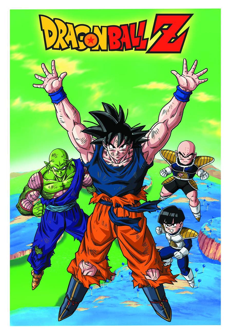 Dragon Ball Z Tin Wall Sign - Goku & Friends