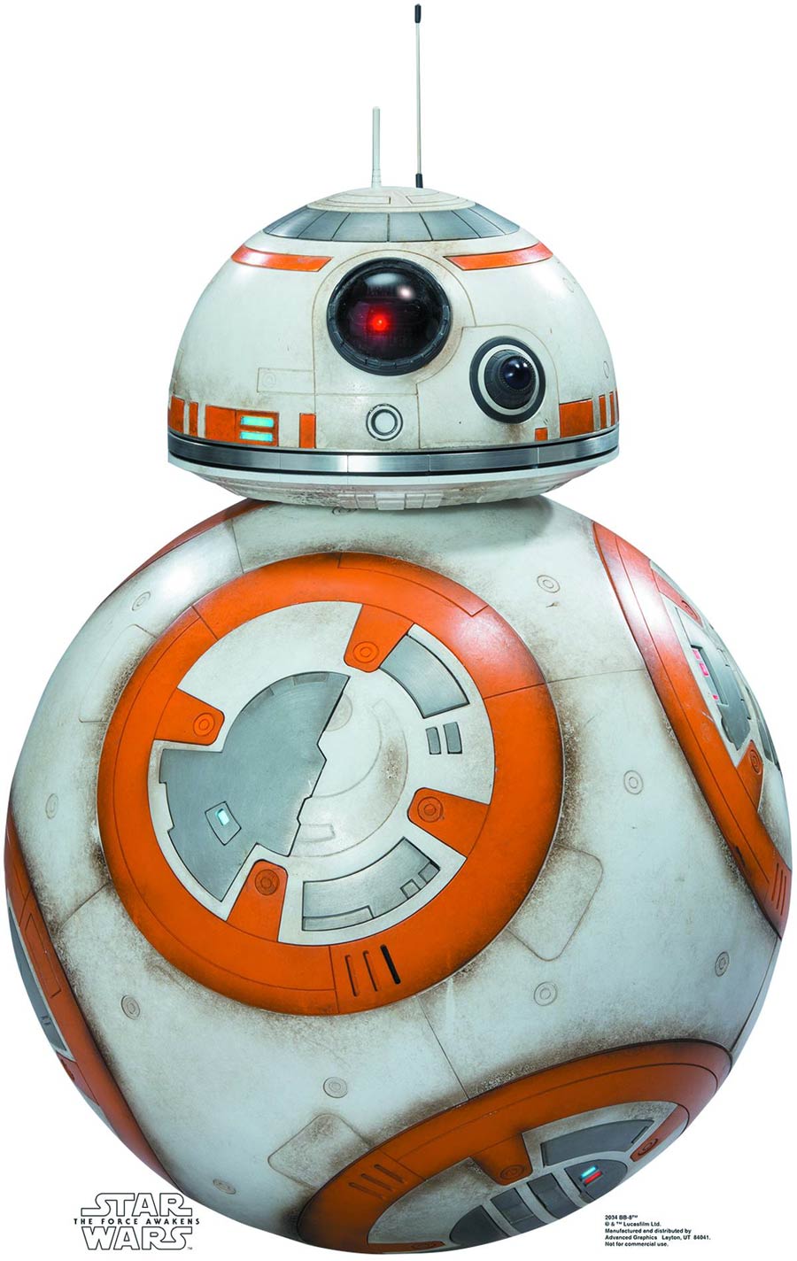 Star Wars Episode VII The Force Awakens Life-Size Stand-Up - BB-8