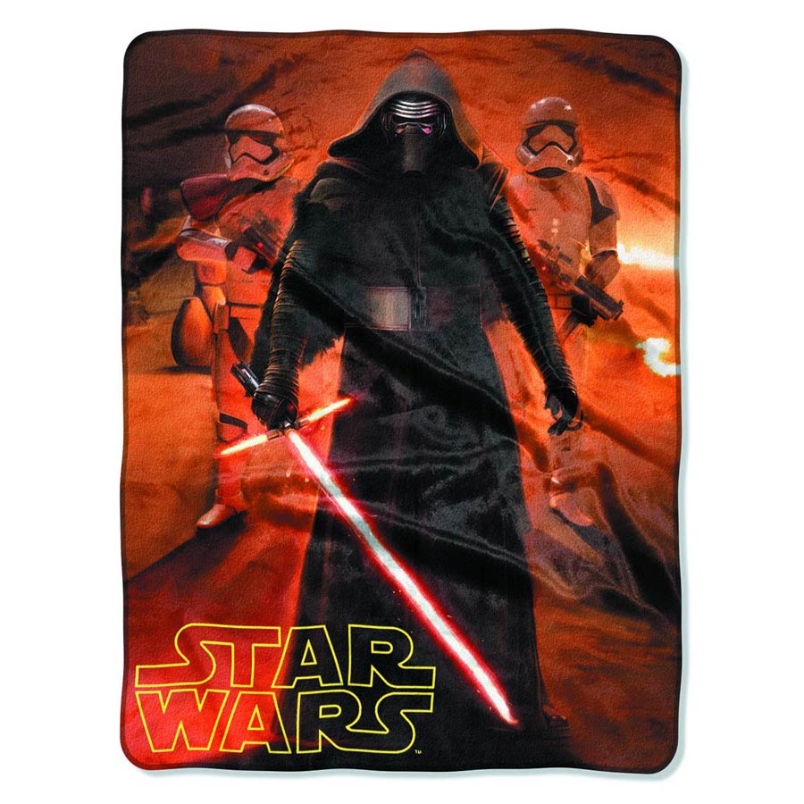 Star Wars Episode VII The Force Awakens Force Trio 46x60 Silk Touch Throw Blanket