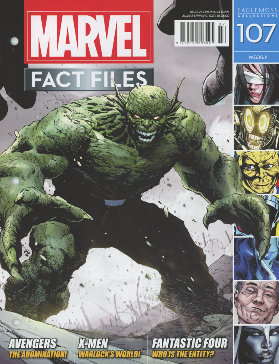Marvel Fact Files #107 Abomination