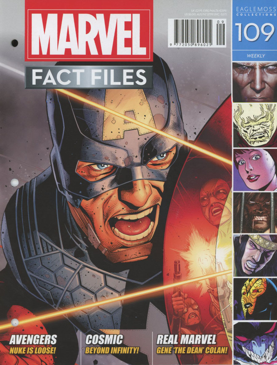 Marvel Fact Files #109 Captain America vs Hydra
