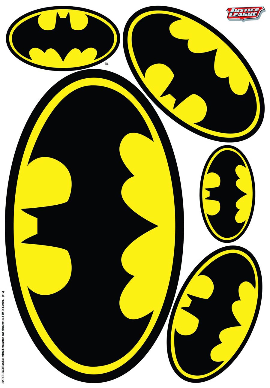 DC Heroes Logo Premium Vehicle Graphics Set - Batman